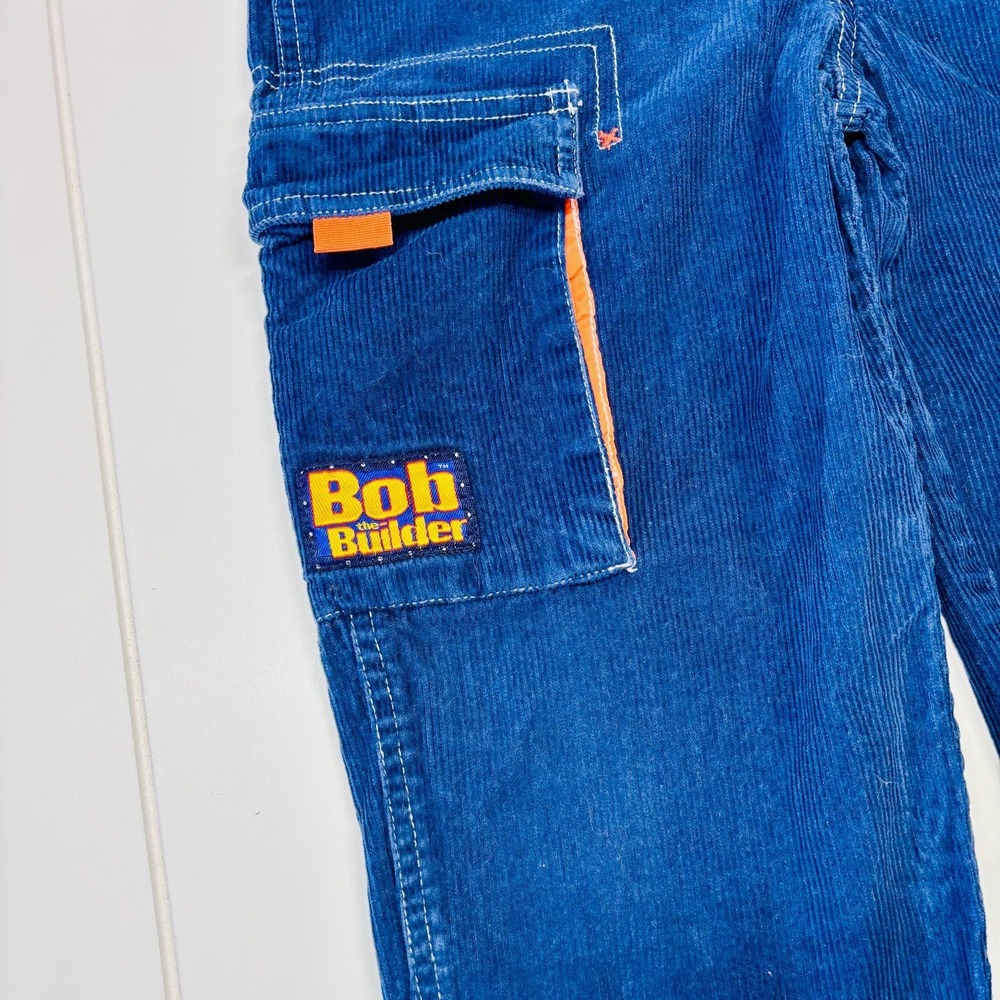 Vintage Bob the Builder Construction Navy Blue Overalls, Size Kids 7 - Picture 7 of 14